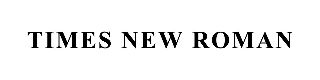 Times New Roman
